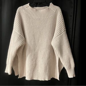 WORN ONCE woman’s large oversized sweater - aerie